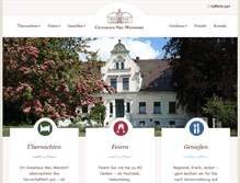 Tablet Screenshot of gutshaus-neu-wendorf.de